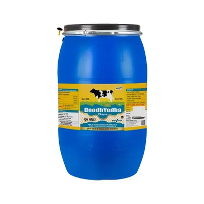 REFIT ANIMAL CARE Milk Boosting Calcium Supplement Powder for Cow, Cattle and Dairy Farm Animals (DoodhYodha 50 Kg Drum)