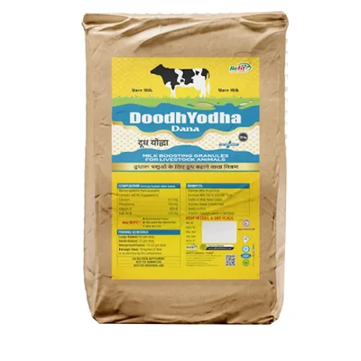 REFIT ANIMAL CARE Milk Boosting Calcium Supplement Powder for Cow, Cattle and Dairy Farm Animals (DoodhYodha 25 Kg Bag)