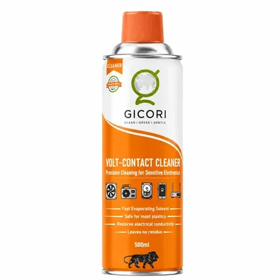 GICORI VOLT Contact Cleaner 500ml Electrical Electronic Switch PCB Relays Quick Dry Residue Free Precision Spray Cleaner