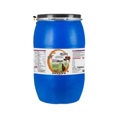 REFIT ANIMAL CARE Metho Chelated Mineral Mixture & Growth Promoter Powder (Gro Best 50 Kg Drum)