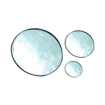 Akivin 75mm Dia Concave & Convex Mirrors Optical Set Light Reflection Focal Length Physics Apparatus