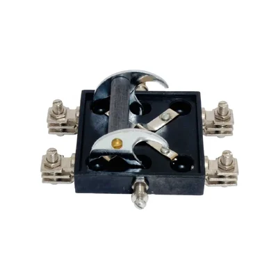 Akivin Tapping Key Double Contact Brass C.P. Points Circuit Switch Science Laboratory Equipment