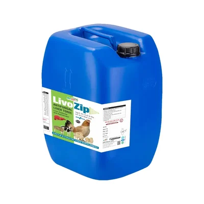 REFIT ANIMAL CARE Liver Tonic Supplement for Cow, Cattle, Goat, Sheep, Poultry and Livestock (Livo Zip 40 Ltr Drum)