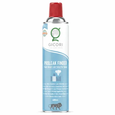 GICORI Pro-Leak Finder-500 Non-Corrosive Water-Based Gas & Compressed Air Leak Detection Aerosol Spray Foam Bubble Indicator