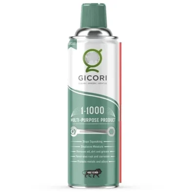 GICORI 1-1000 Multi-Purpose 500ml 5-in-1 Eco-Friendly Rust Remover Spray, Penetrant & Lubricant for Automotive & Household