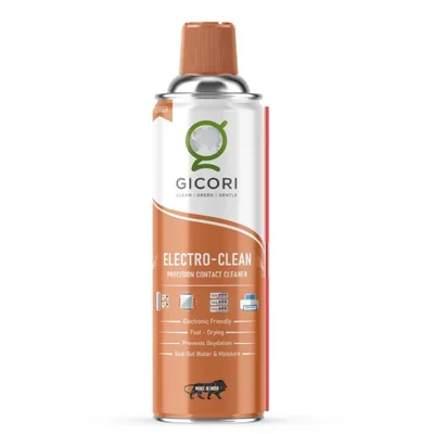 GICORI Electro-Clean 500ml Precision Electrical Contact Lubricant Cleaner Moisture Repellent Carbon Rust Remover
