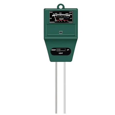 Akivin 3 in 1 Soil Moisture Sensor pH & Solar Light Meter for Botanical Lab Agriculture Experiments