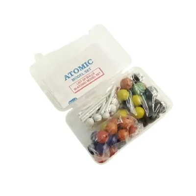 Akivin Atomic Model 60 Balls Subatomic Particles Nucleus Protons Neutrons Set for Chemistry Physics Lab Demonstration