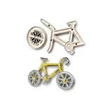 Rinkle Trendz Plastic Bicycle Cookie Cutter Set for Fondant, Cupcakes, Cakes, and Biscuits