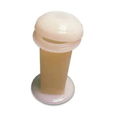 Akivin High Density Polyethylene Dome Screw Cap Coplin Staining Jar Grooved Slots Histology Slide Microscopic