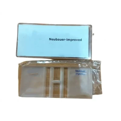Akivin Multicolored Grids High Contrast Neubauer Counting Chamber Cell Counting Hemocytometer Microscopy Lab