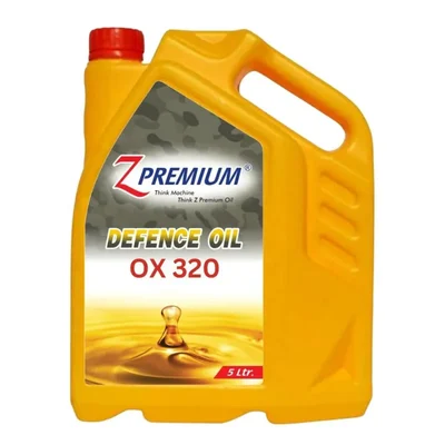 Z Premium Defence Oil OX 320 5L High Performance Heavy Duty Anti Corrosion Lubricant for Industrial Machinery Engines