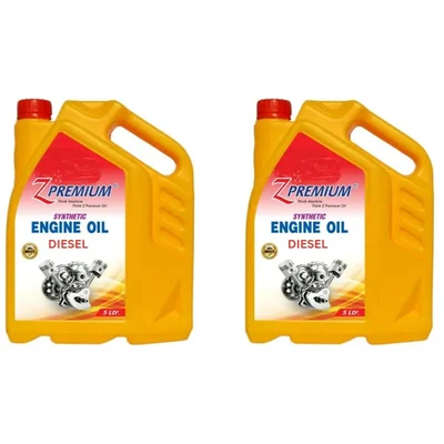 ZPremium Fully Synthetic Diesel Engine Oil 5L High Power Superior Performance for Cars Trucks Buses Agriculture Vehicles