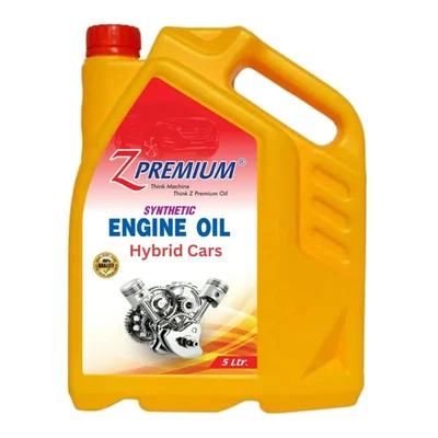 ZPremium Fully Synthetic Hybrid Car Engine Oil 5L High Power Superior Protection Multi-Grade Smooth Flow Motor Oil