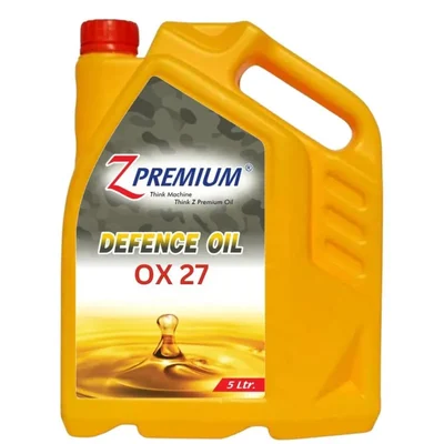 ZPremium OX 27 Defence Oil 5L High Performance Lubricant Anti Corrosion Heavy Equipment Industrial Machinery Military Vehicles