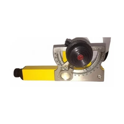 Akivin Abney Level Surveying Instrument Yellow Handheld Clinometer Slope Measurement Arc Spirit Level