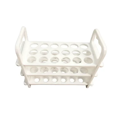 Akivin Multi-Functional Laboratory Test Tube Stand Non-Slip Chemical Resistant Storage Rack Biology Lab
