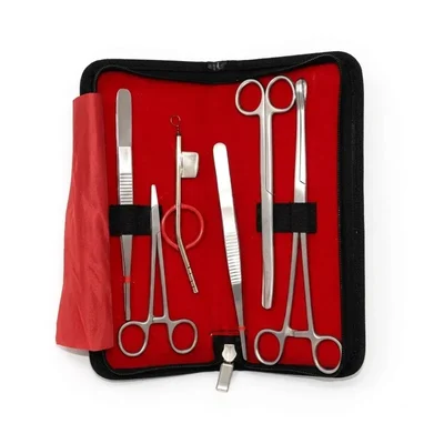 Akivin Stainless Steel Gynecology Instruments Set Non-Slip Autoclavable Reusable Surgical Tools Medical Lab