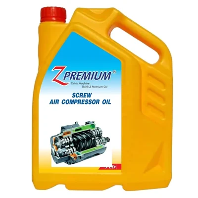 ZPremium 5 Litre Screw Air Compressor Oil High Performance Heat Stability Wear Protection Lubricant