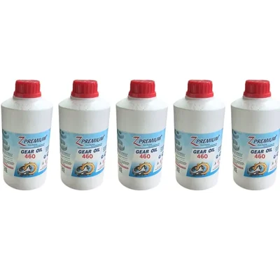 Z Premium ISO VG 460 Industrial Gear Oil 1L Pack Extreme Pressure Wear Protection High Viscosity Lubricant