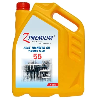 ZPremium Heat Transfer Oil 55 5L | Industrial Thermal Fluid | Paraffinic Heat Exchanger & Quenching Medium