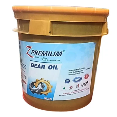 Z Premium Polyalphaolefin Ester IS 8406 10L Industrial Gear Oil for Bearings Transmissions Thermal Oxidation Stable