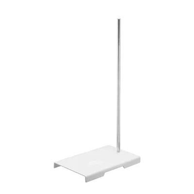 Conxport 225 x 150 mm Polypropylene Side Hole Retort Stand Laboratory Clamp Rod Burette Support Stand