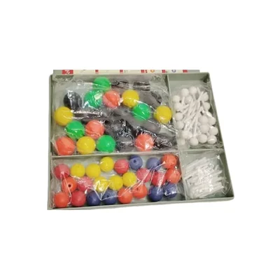 Conxport Atomic Model Set Spherical Color-Coded Atom Pieces Flexible Bonds Molecular Chemistry Lab