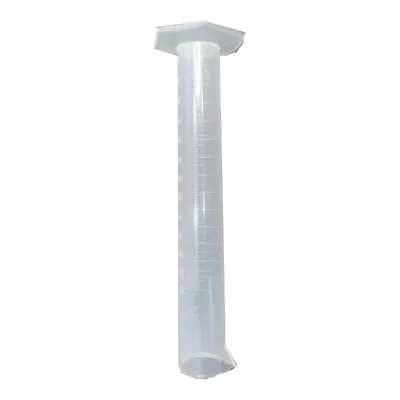 Conxport 10 ML Pack of 24 Transparent Polypropylene Measuring Cylinder Stackable Design Science Lab