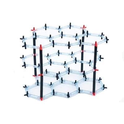 Conxport Polypropylene Graphite Crystal Model Set Molecular Lab Structure