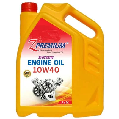 Z Premium 10W40 Fully Synthetic Engine Oil 5L for High-Performance Engine Cold Start Flow Fuel Economy