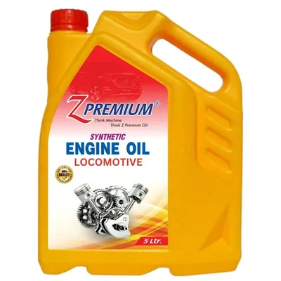 ZPremium Fully Synthetic Locomotive Engine Oil, 5 Litres – High Performance Heavy-Duty Lubricant for Railway Engines