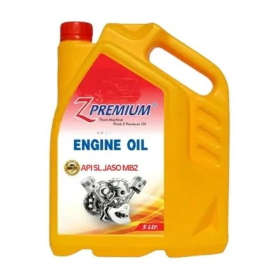 ZPremium API SL JASO MB2 5L Engine Oil for Scooters & Bikes with Actibond Molecules Continuous Engine Protection 5 Litre