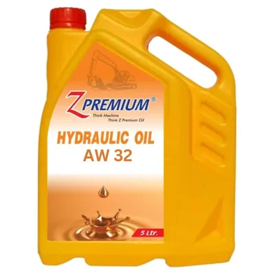 ZPremium AW 32 Hydraulic Oil 5 Litres Anti Wear Industrial Lubricant Fluid Pump Cylinder Valve Smooth Operation Smooth