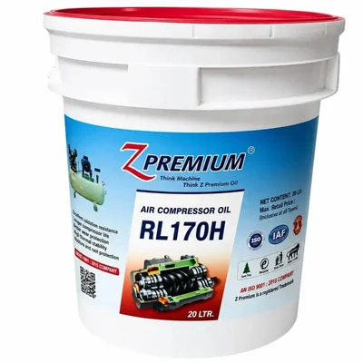 ZPremium RL170H Air Compressor Oil 10 Litre High Performance Lubricant for Industrial Garage Compressors