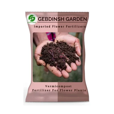 GEBDINSH 100g Organic Vermicompost Powder Bio Fertilizer Plant Growth Soil Booster