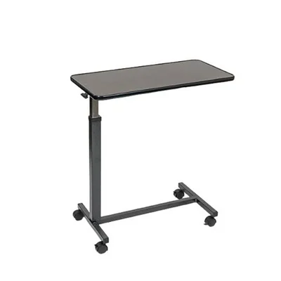 Conxport Stainless Steel Adjustable Over Bed Table Laminated Top Lab