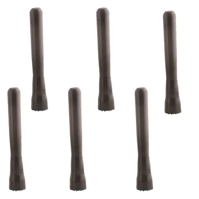 9.4-Inch ABS Plastic Bar Muddler Pack of 6 for Cocktails and Mocktails