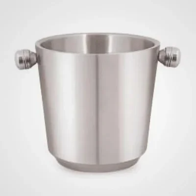 8.25x8.25 Inch Stainless Steel Champagne Bucket for Wine and Party Drinks