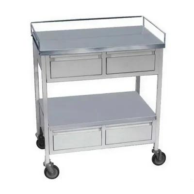 Conxport 50kg Stainless Steel 4 Drawer Hospital Medicine Trolley
