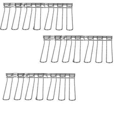 6 Slot Stainless Steel Glass Hanger 6pcs, 17.7 x 12.3 x 3.3 inch Stemware Rack for Bar Kitchen Storage