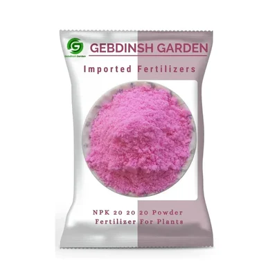 GEBDINSH 1 KG NPK 20 20 20 Powder for All Purpose Feeding & Balanced Ratio (1 Pc)