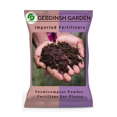 GEBDINSH 2 KG Vermicompost Powder for Overall Health Developement of Plants & Earthworm Castings (1 Pc)