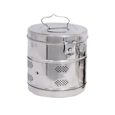 ConXport Autoclavable 14x9 Inch Stainless Steel Dressing Drum Large Medical Sterilizing Box