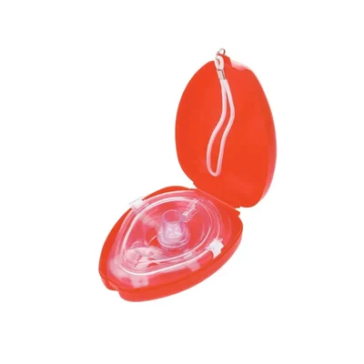 ConXport Pack of 1 Adult Pocket CPR Mask CPR Kit One-Way Valve Clear Dome