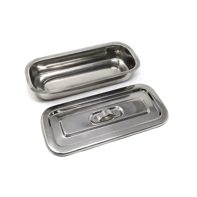 ConXport 271x177x48mm Stainless Steel Instrument Tray with Cover