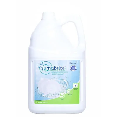 Diversey Sumabrite 5L Concentrated Dishwash Liquid Detergent Grease Removal Active Foam Biodegradable Kitchen Utensil Wash