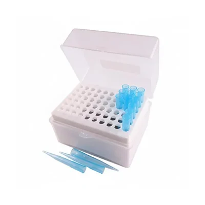 ConXport 2-200 uL Micro Tip Box Storage Container Autoclavable Hinged Lid