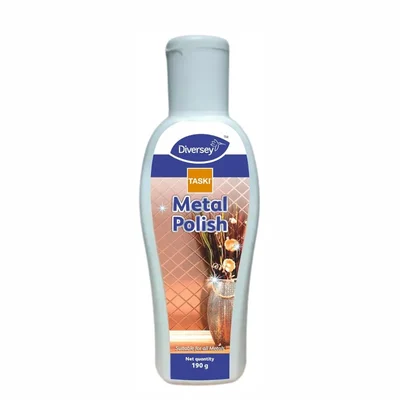Diversey Taski Metal Polish 190g Cream Cleaner Stain Remover Brass Copper Stainless Steel Chrome Aluminum Care 190gm