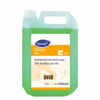 Diversey Soft Care Plus H41 5L Antibacterial Hand Wash Liquid Professional Hygiene Refill